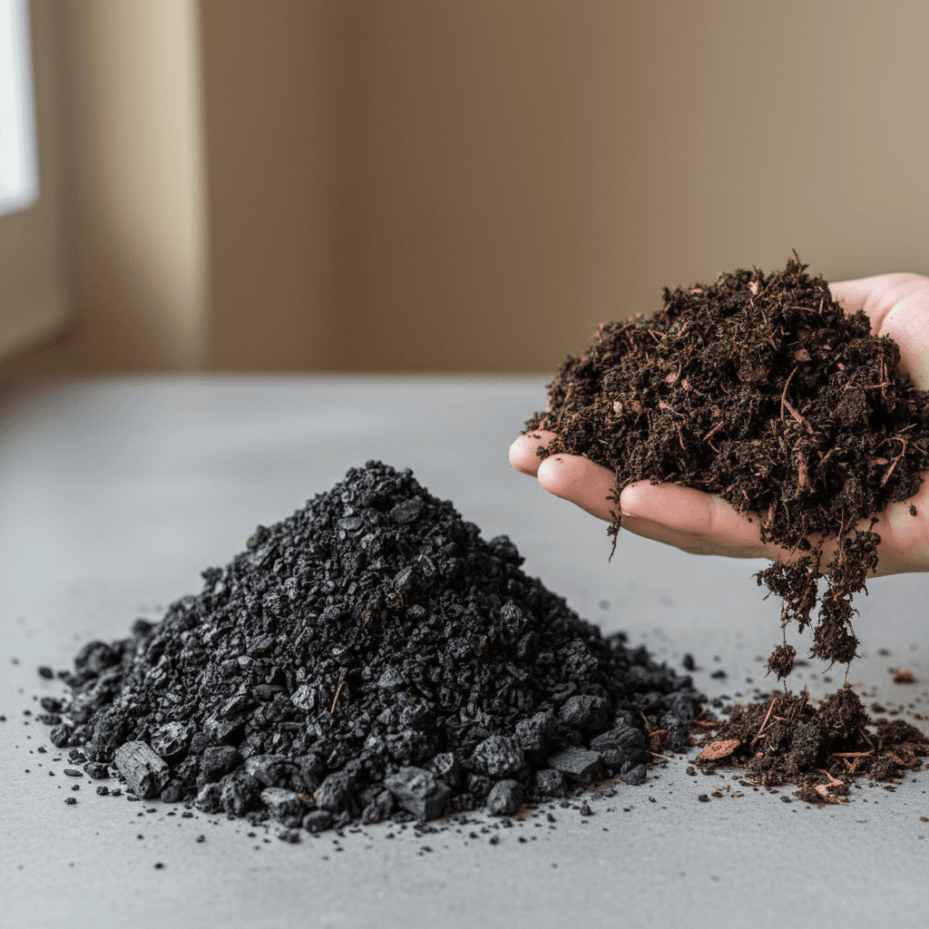 Biochar et compost produits par procédé circulaire